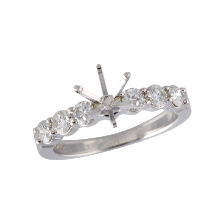14KT Gold Diamond Semi-Mount Engagement Ring