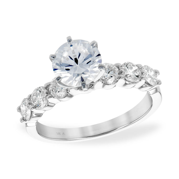 14KT Gold Diamond Semi-Mount Engagement Ring