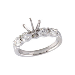 14KT Gold Diamond Semi-Mount Engagement Ring