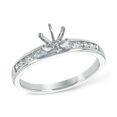 14KT Gold Diamond Semi-Mount Engagement Ring