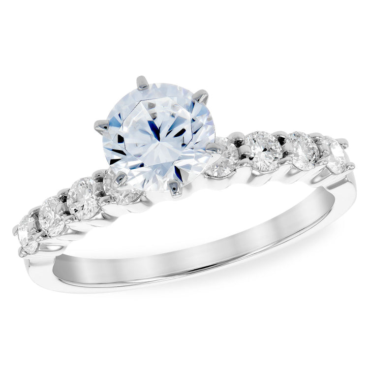 14KT Gold Diamond Semi-Mount Engagement Ring