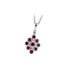 14KT Gold Ruby Necklace