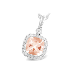 14KT Gold Morganite Necklace