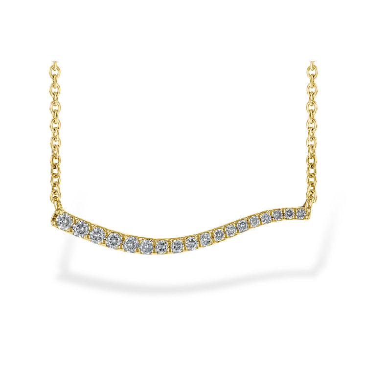 14KT Gold Diamond Necklace