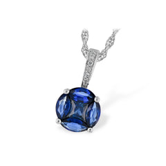 14KT Gold Sapphire Necklace