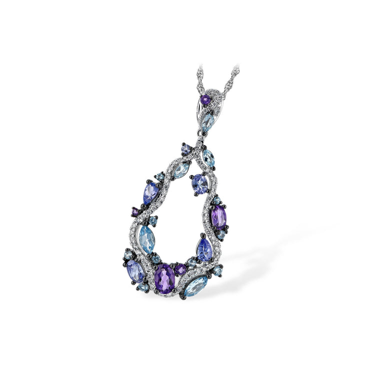 14KT Gold Multi-Stone Necklace