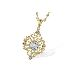 14KT Gold Diamond Necklace