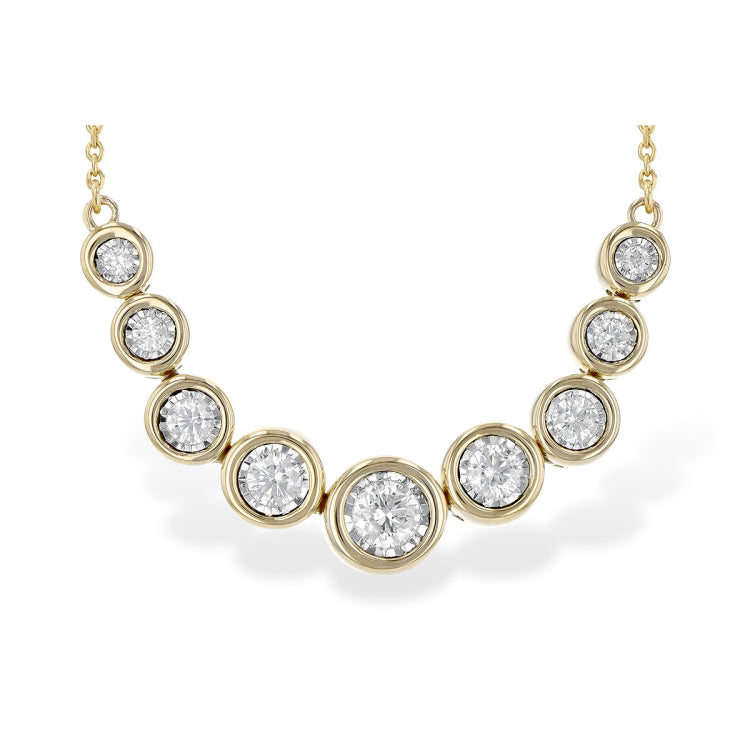 14KT Gold Diamond Necklace
