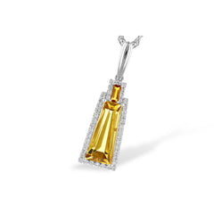 14KT Gold Citrine Necklace