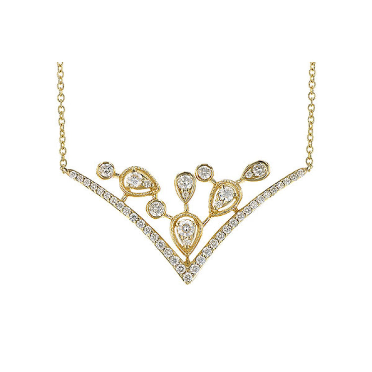 14KT Gold Diamond Necklace