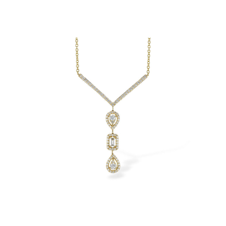 14KT Gold Diamond Necklace