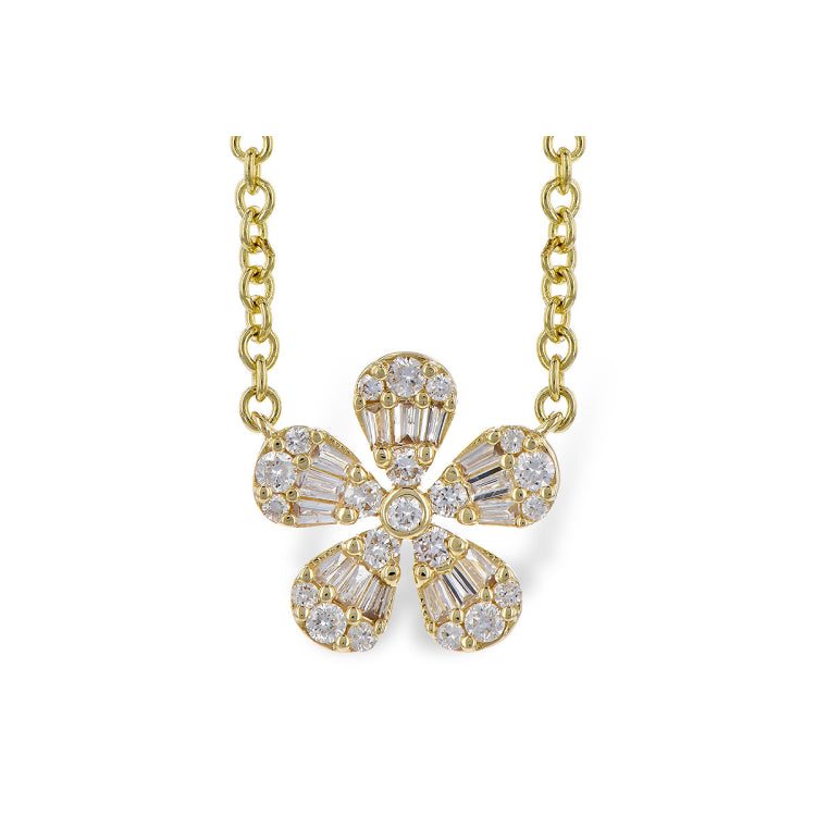 14KT Gold Diamond Necklace