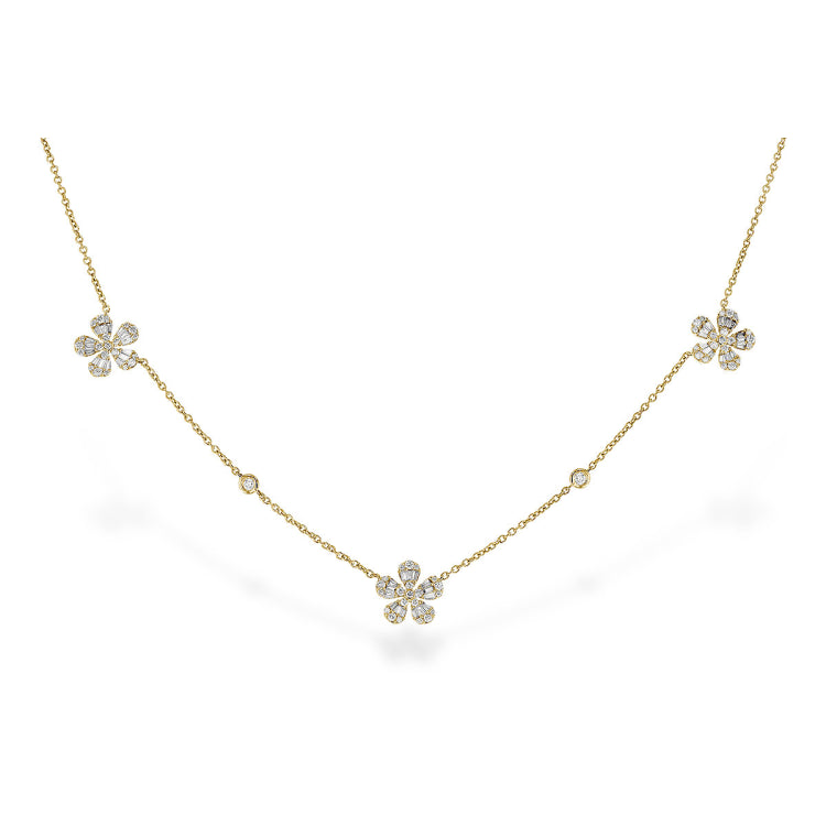 14KT Gold Diamond Necklace