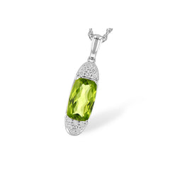 14KT Gold Peridot Necklace