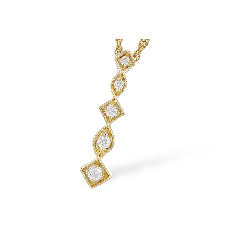 14KT Gold Diamond Necklace
