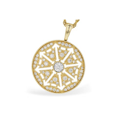 14KT Gold Diamond Necklace