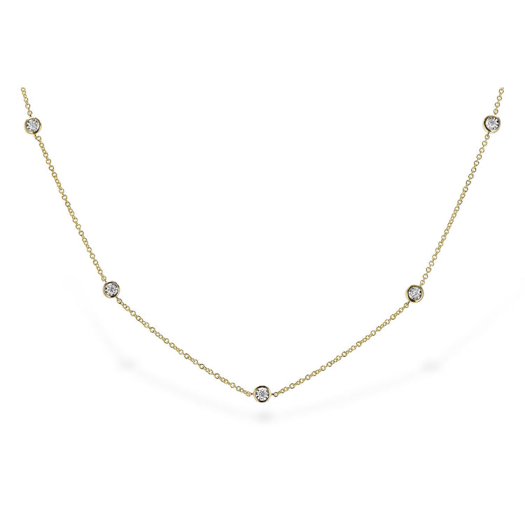 14KT Gold Diamond Necklace