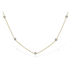 14KT Gold Diamond Necklace