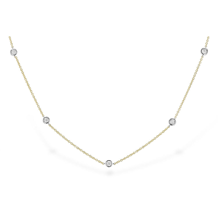 14KT Gold Diamond Necklace