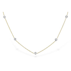 14KT Gold Diamond Necklace