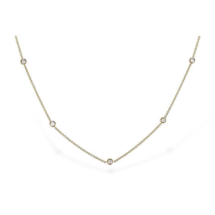 14KT Gold Diamond Necklace