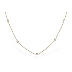 14KT Gold Diamond Necklace
