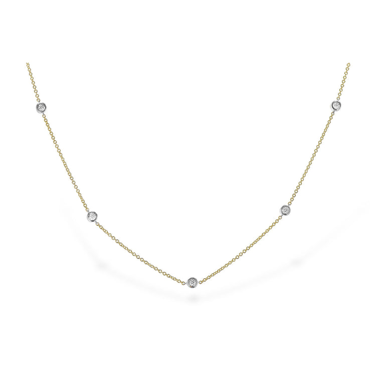 14KT Gold Diamond Necklace