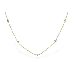 14KT Gold Diamond Necklace
