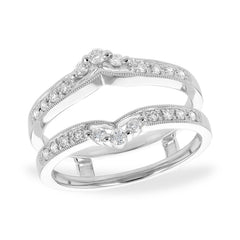 14KT Gold Ladies Diamond Wrap/Guard