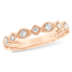 14KT Gold Ladies Diamond Wedding Ring