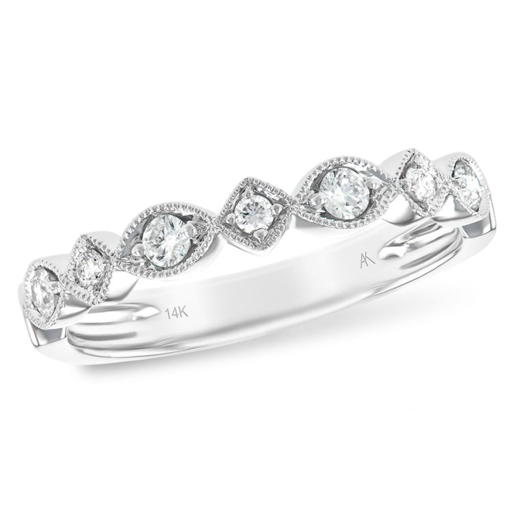 14KT Gold Ladies Diamond Wedding Ring