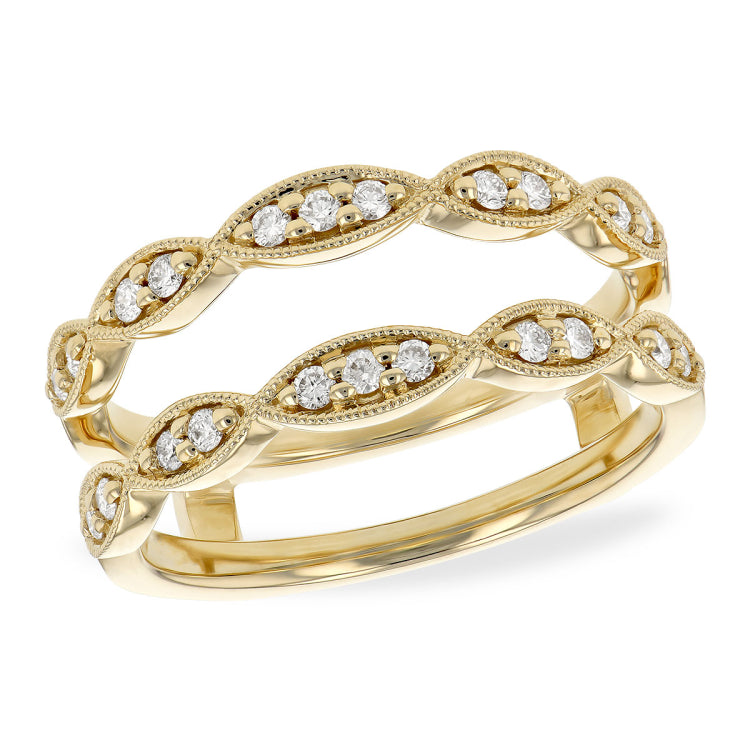 14KT Gold Ladies Diamond Wrap/Guard