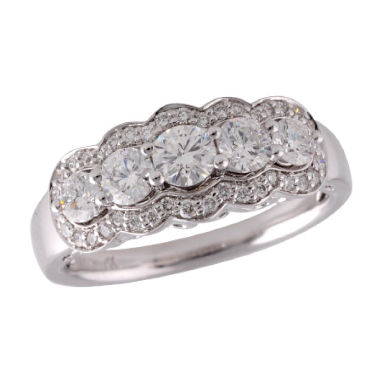 14KT Gold Ladies Diamond Wedding Ring