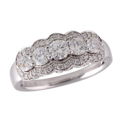 14KT Gold Ladies Diamond Wedding Ring