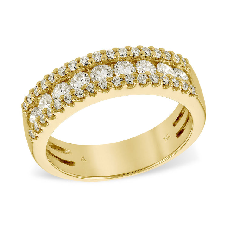 14KT Gold Ladies Diamond Wedding Ring