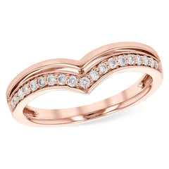 14KT Gold Ladies Diamond Wrap/Guard