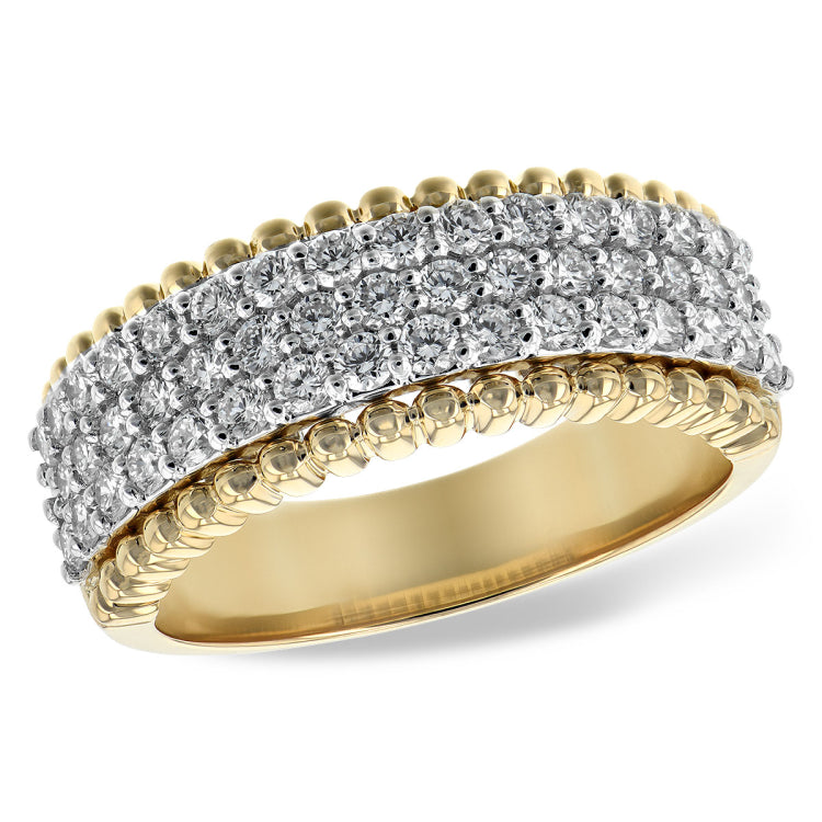 14KT Gold Ladies Diamond Wedding Ring