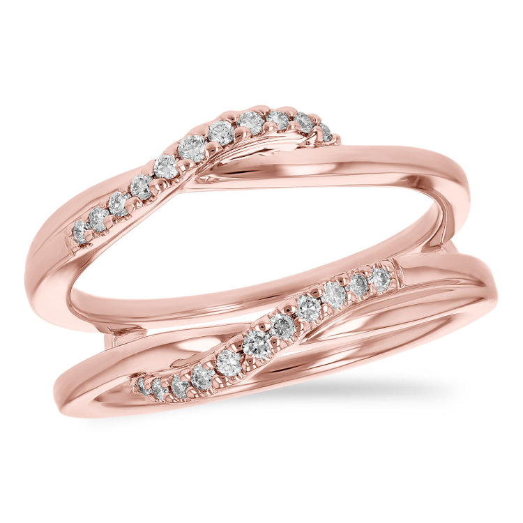 14KT Gold Ladies Diamond Wrap/Guard