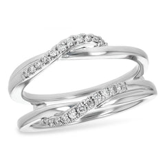 14KT Gold Ladies Diamond Wrap/Guard
