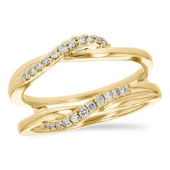 14KT Gold Ladies Diamond Wrap/Guard