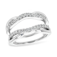 14KT Gold Ladies Diamond Wrap/Guard