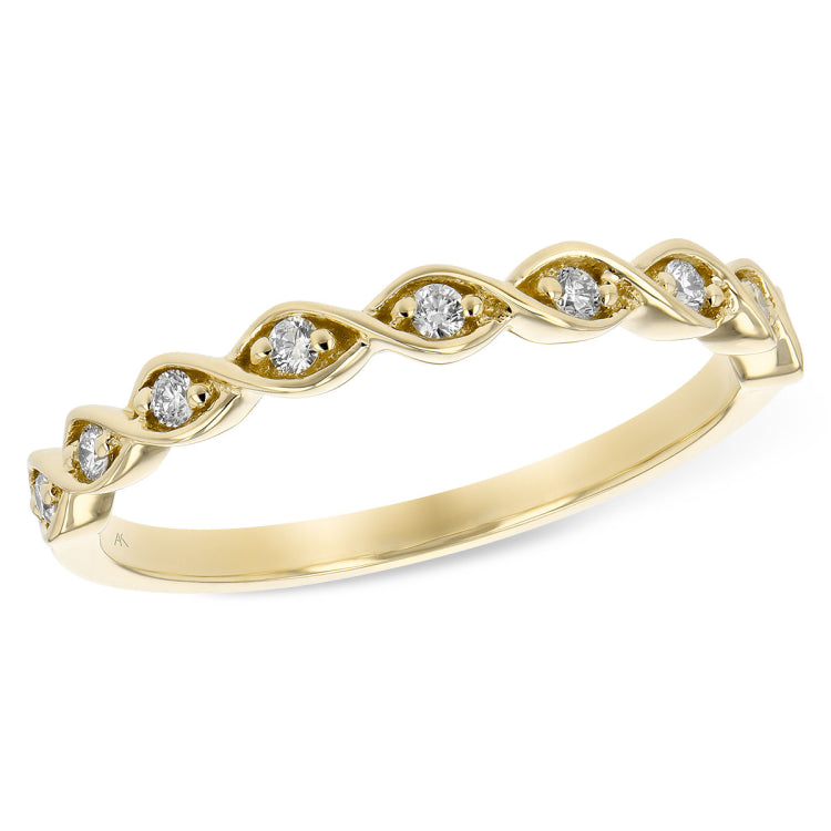 14KT Gold Ladies Diamond Wedding Ring