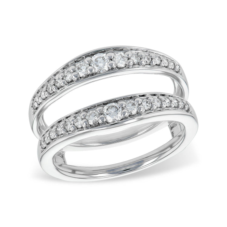 14KT Gold Ladies Diamond Wrap/Guard