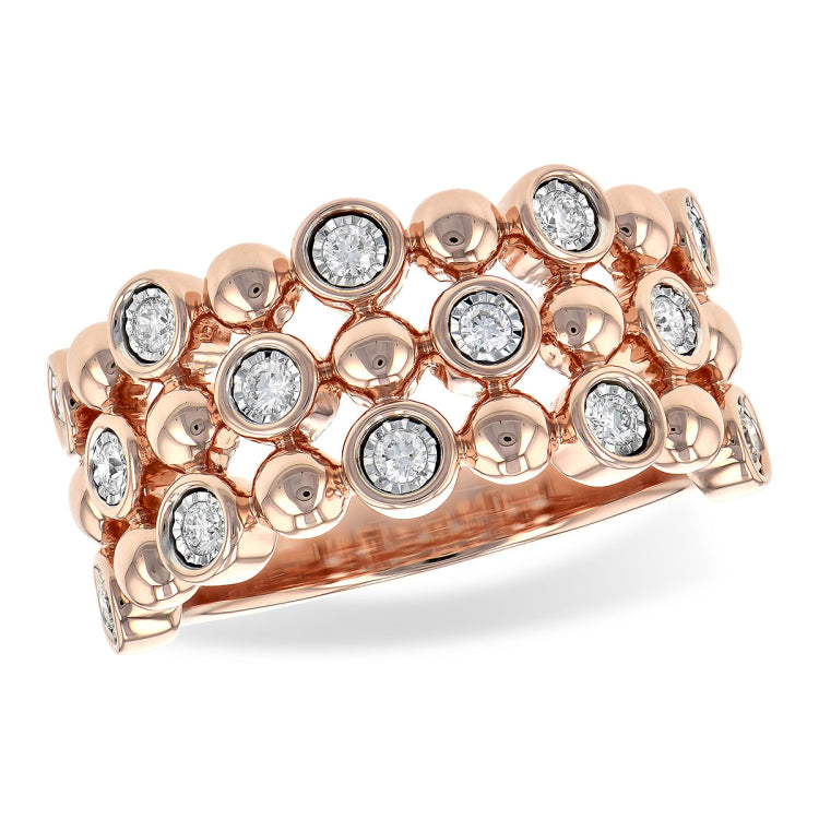 14KT Gold Ladies Diamond Wedding Ring
