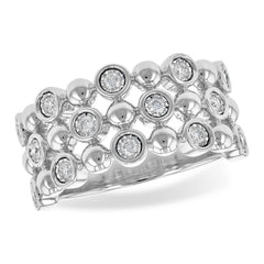14KT Gold Ladies Diamond Wedding Ring