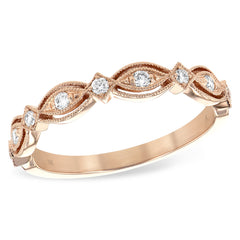 14KT Gold Ladies Diamond Wedding Ring