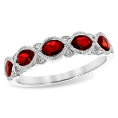 14KT Gold Ladies Ruby Wedding Ring