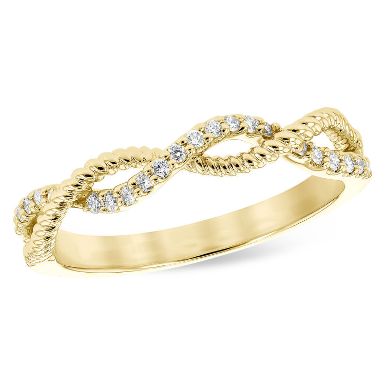 14KT Gold Ladies Diamond Wedding Ring