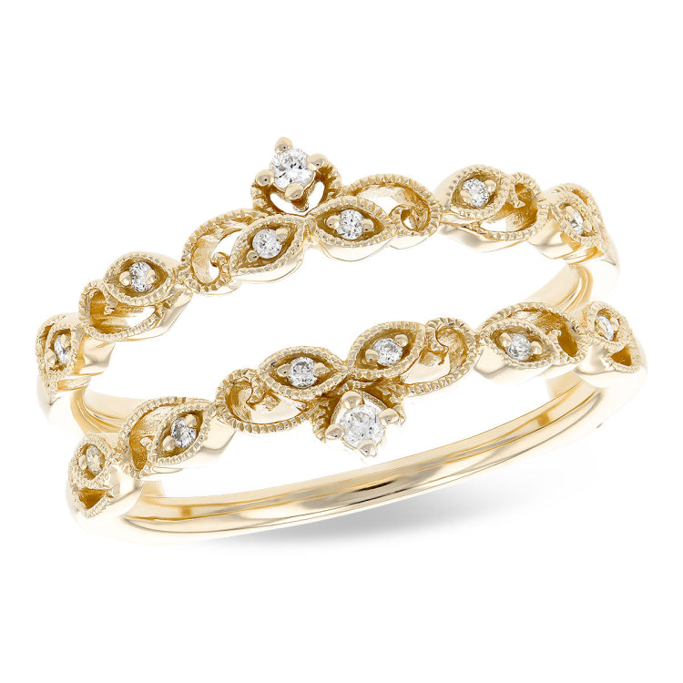 14KT Gold Ladies Diamond Wrap/Guard