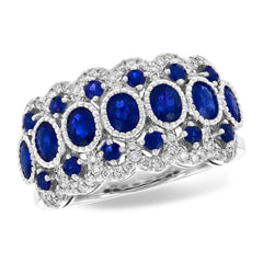 14KT Gold Ladies Sapphire Wedding Ring